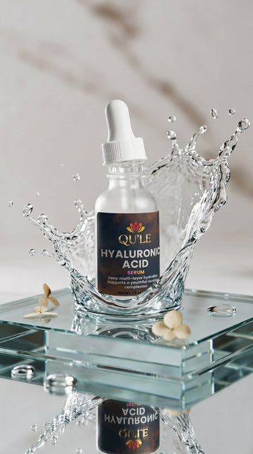 QU'LE Hyaluronic Acid Serum with Multi-Molecular HA – Hydrating & Skin Rejuvenating Formula